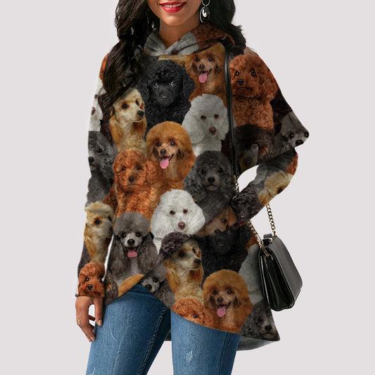 A Bunch Of Poodles - Fashion Long Hoodie V1