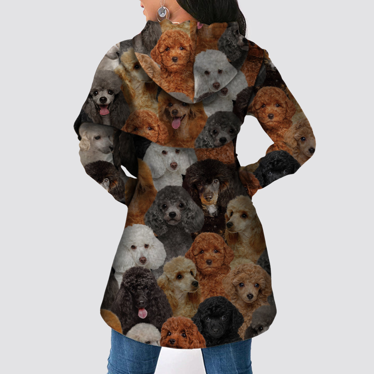 A Bunch Of Poodles - Fashion Long Hoodie V1