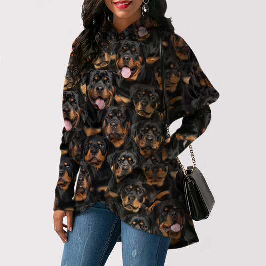A Bunch Of Rottweilers - Fashion Long Hoodie V1