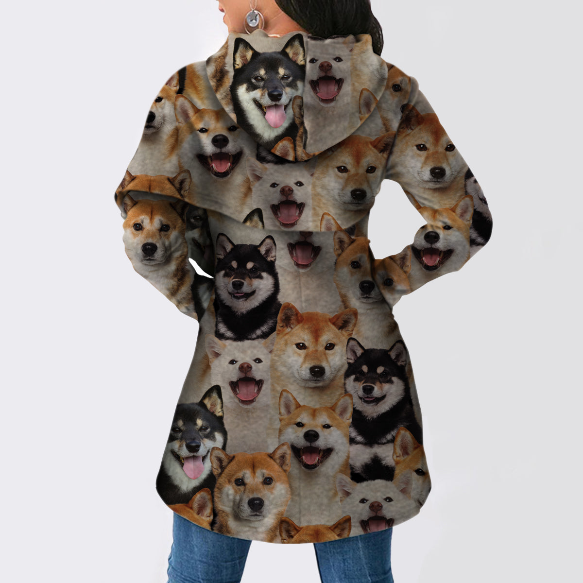 A Bunch Of Shiba Inus - Fashion Long Hoodie V1