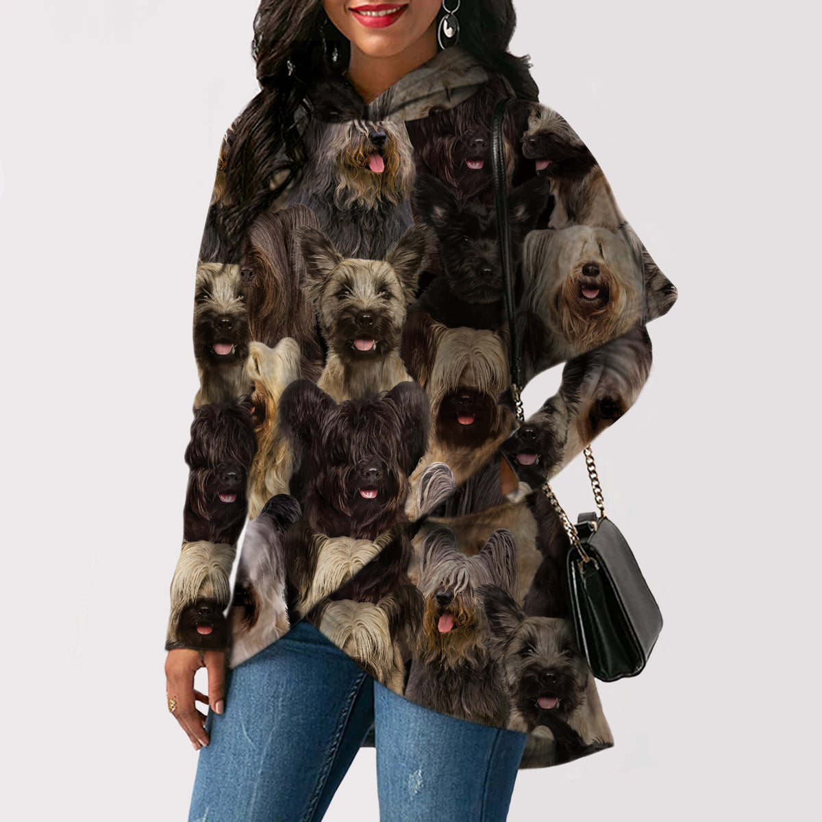 Ein Haufen Skye Terrier - Fashion Long Hoodie V1