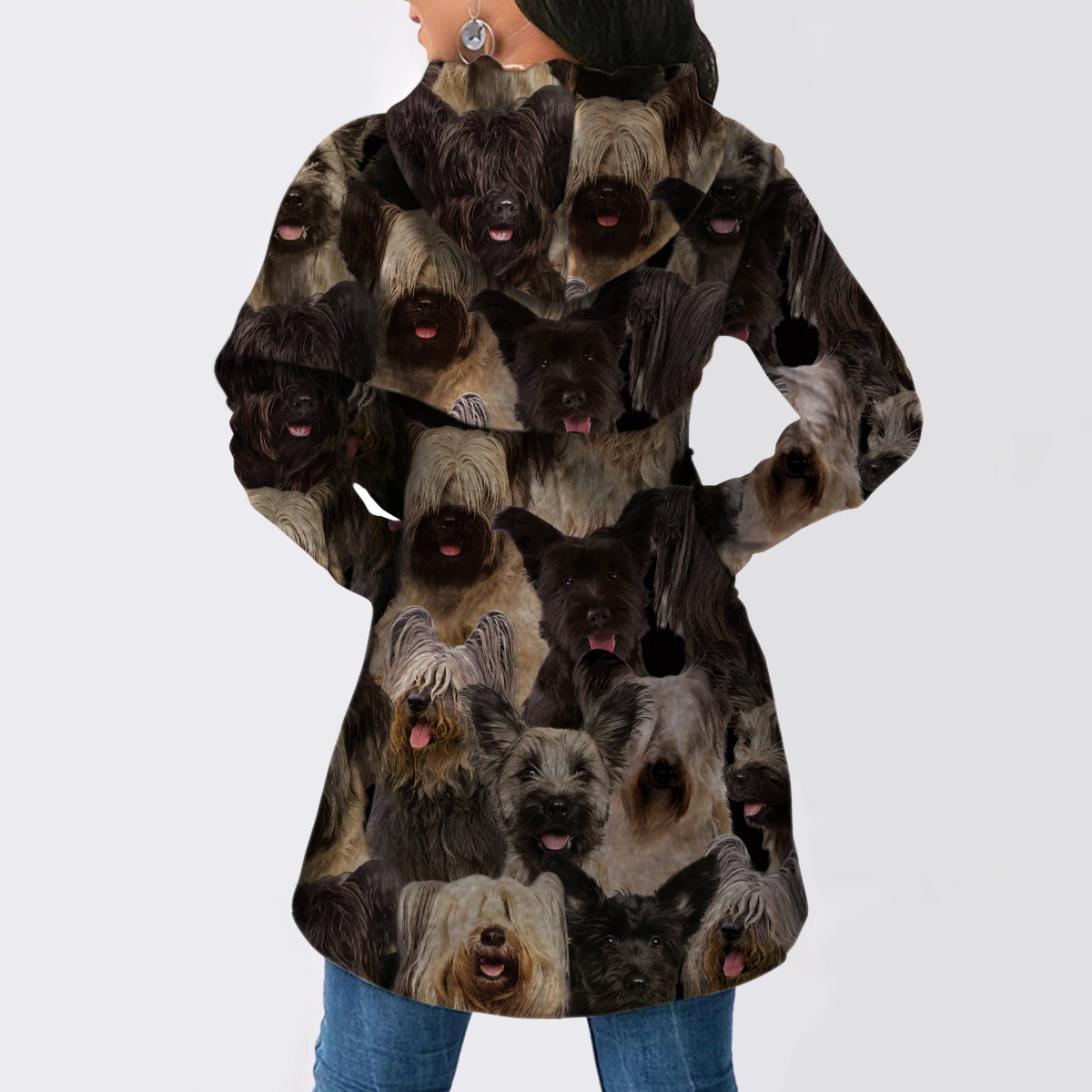 Ein Haufen Skye Terrier - Fashion Long Hoodie V1