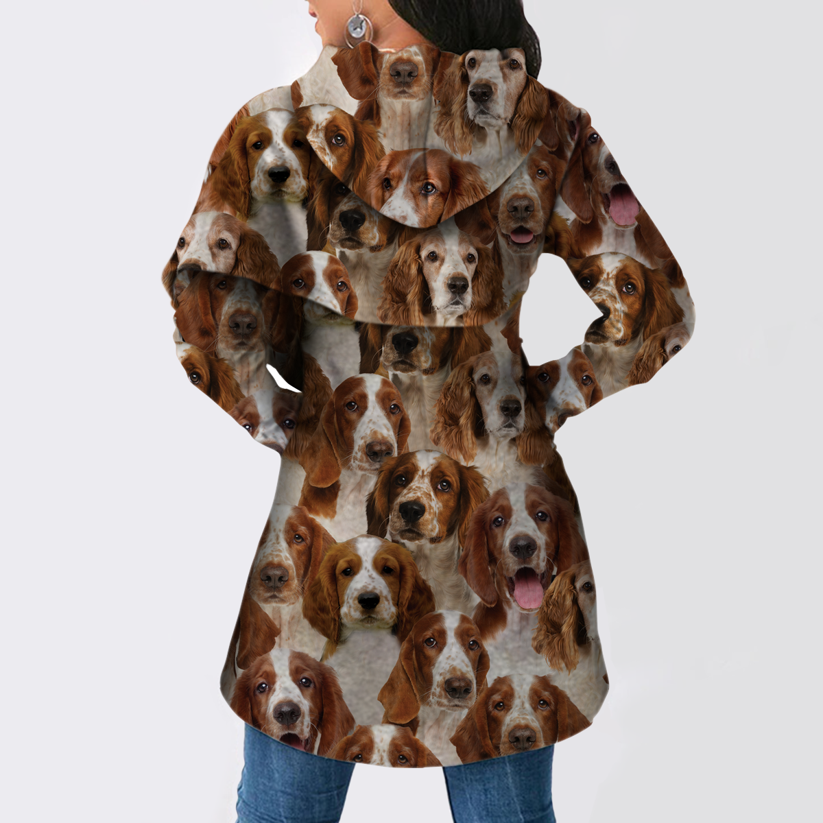 A Bunch Of Welsh Springer Spaniels - Fashion Long Hoodie V1