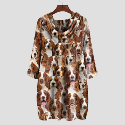 A Bunch Of Welsh Springer Spaniels - Hoodie With Ears V1