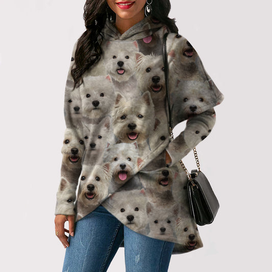 A Bunch Of West Highland White Terriers - Fashion Long Hoodie V1