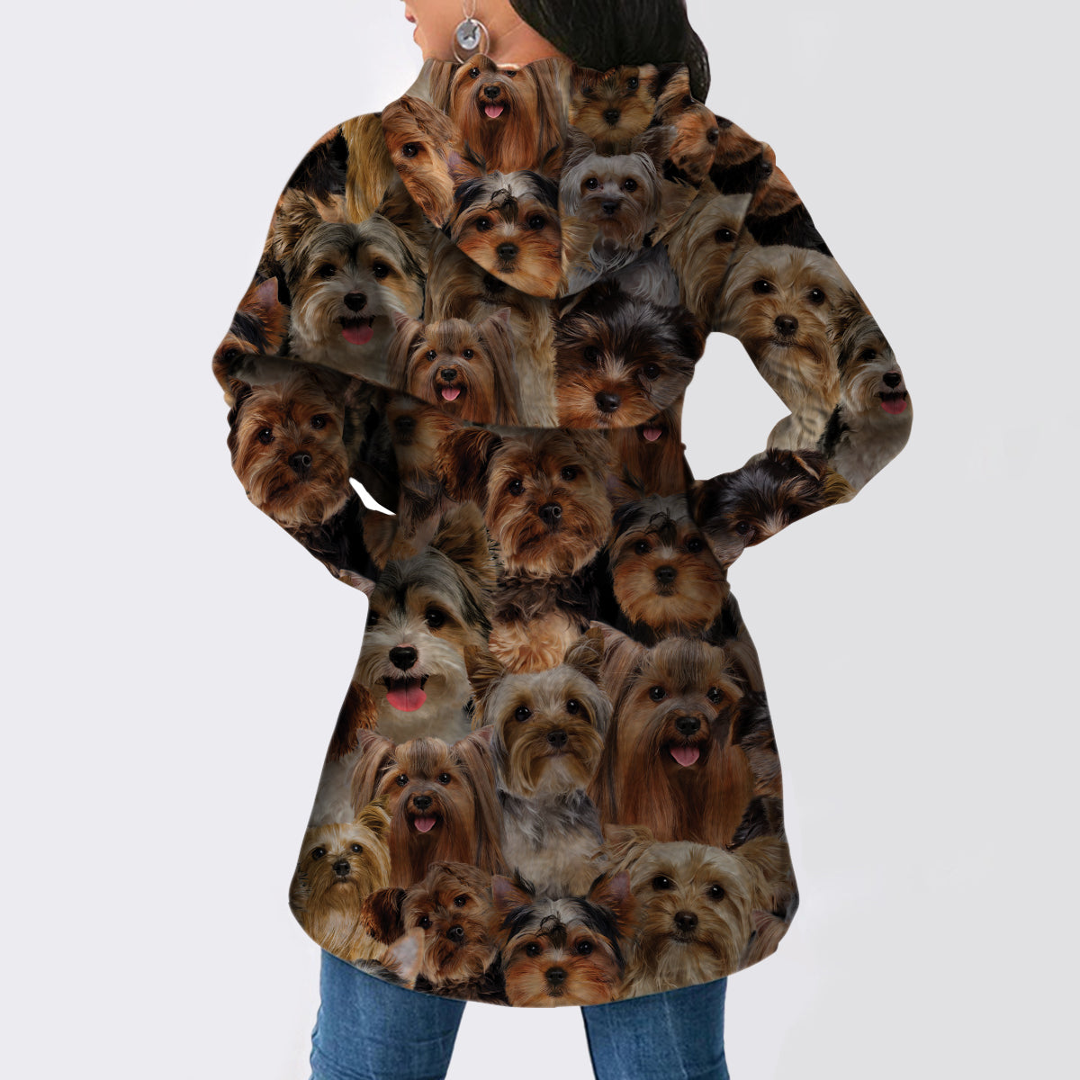 A Bunch Of Yorkshire Terriers - Fashion Long Hoodie V1