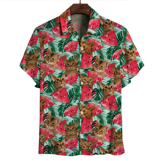 Abyssinian Cat - Hawaiian Shirt V1