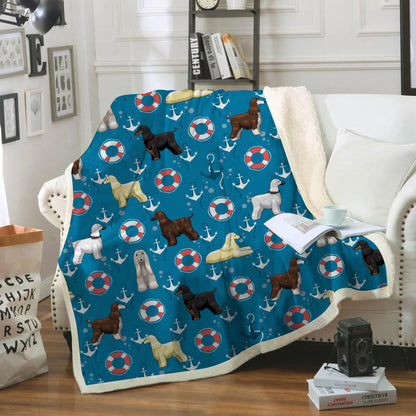 Afghanischer Windhund - Bunte Decke V2