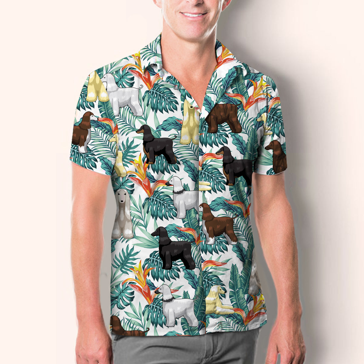 Afghan Hound - Hawaiian Shirt V1