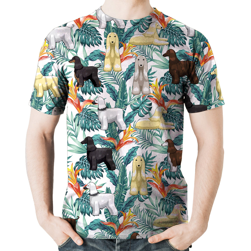 Afghanischer Windhund - Hawaii-T-Shirt V1