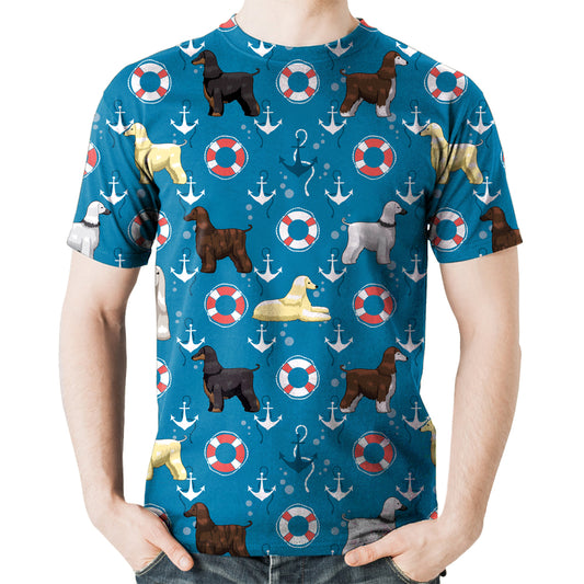 Afghan Hound - Hawaiian T-Shirt V2