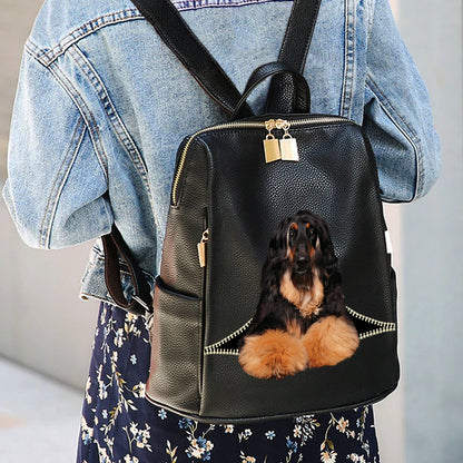 Sac à dos Lévrier Afghan V1