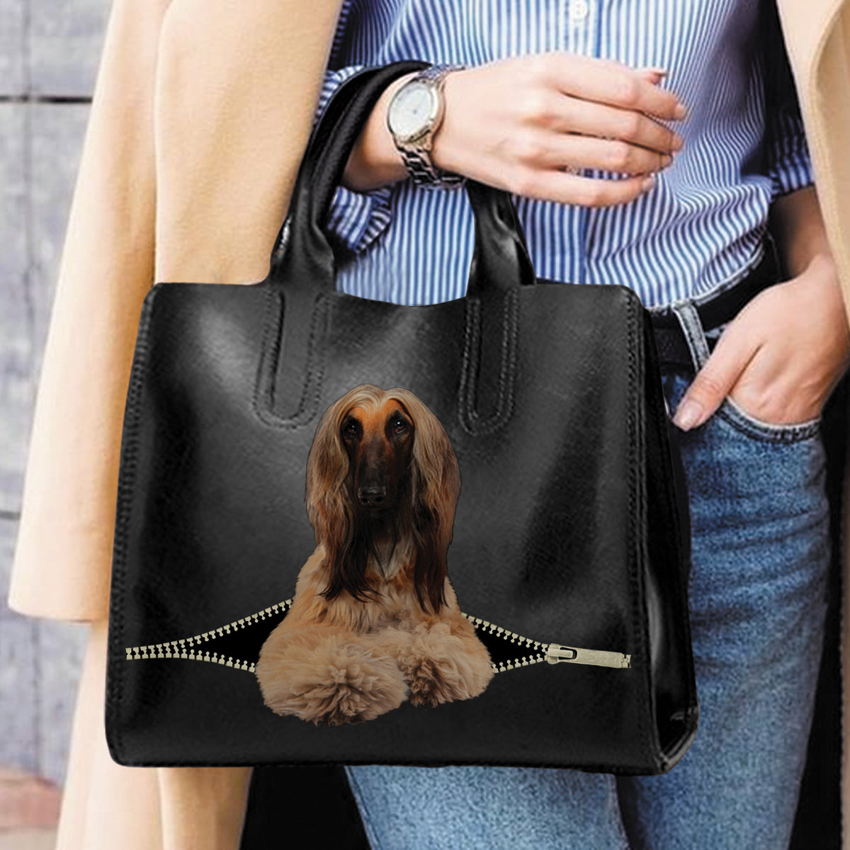 Sac à main de luxe Lévrier Afghan V2