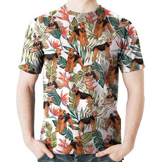 Airedale Terrier - T-Shirt Hawaïen V1