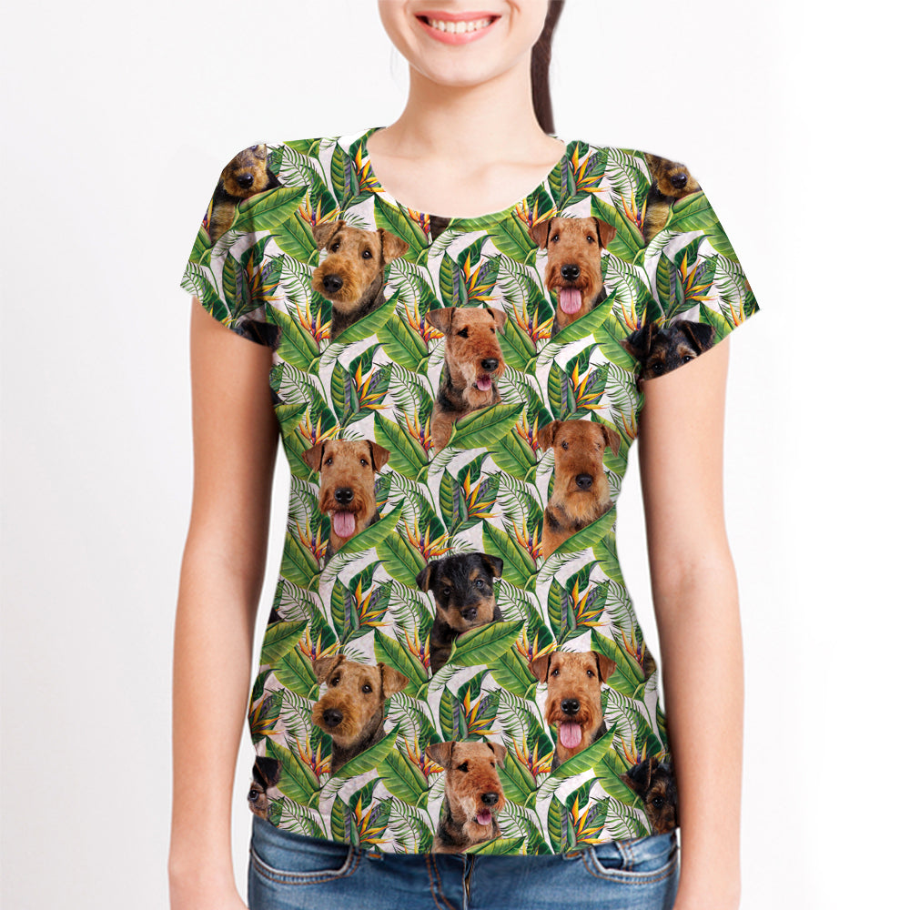 Airedale Terrier - Hawaii-T-Shirt V3