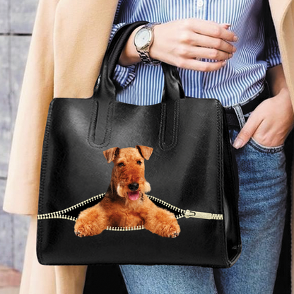 Airedale Terrier Luxury Handbag V1
