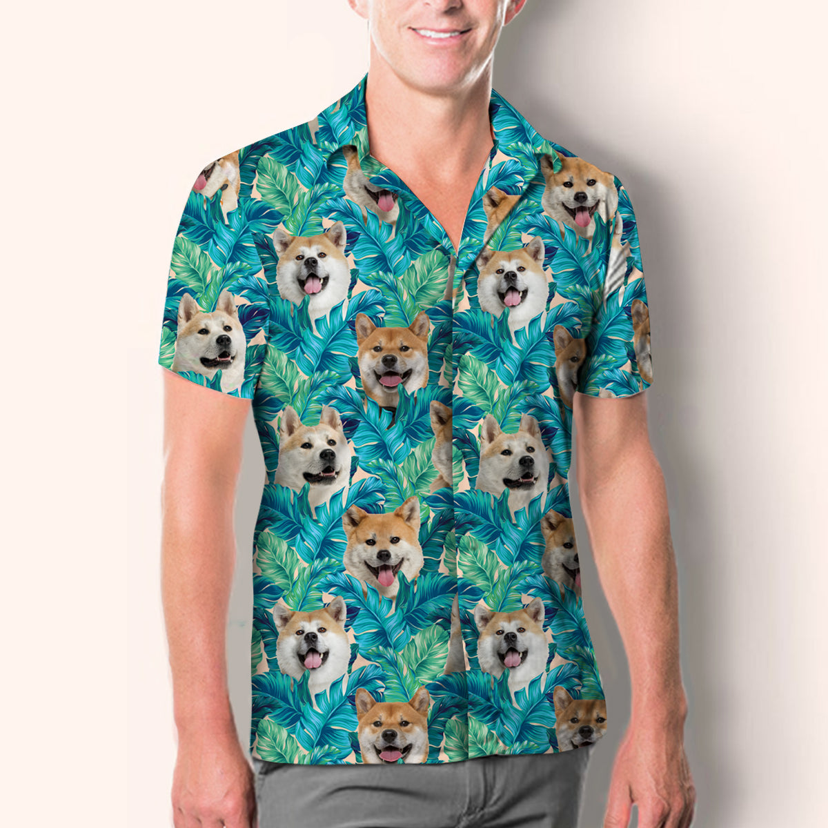 Akita Inu - Hawaiian Shirt V2
