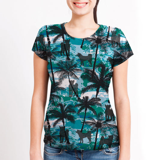 Akita Inu - Hawaiian T-Shirt V1