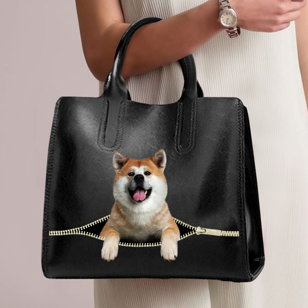 Akita Inu Luxury Handbag V1