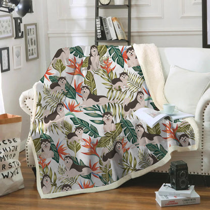 Alaskan Malamute - Bunte Decke V2