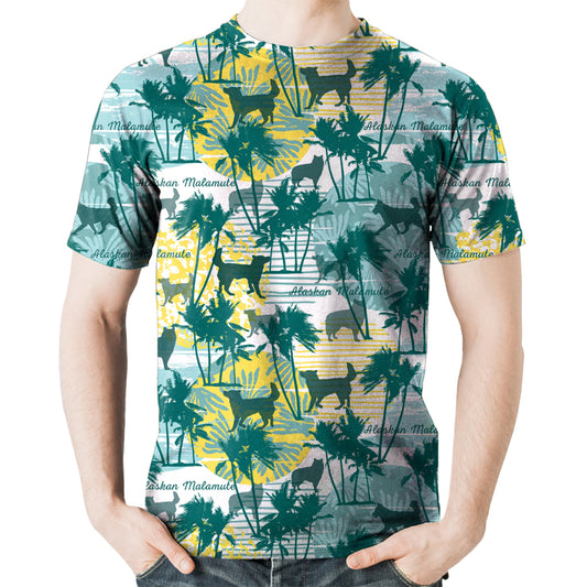 Alaskan Malamute - Hawaii-T-Shirt V1