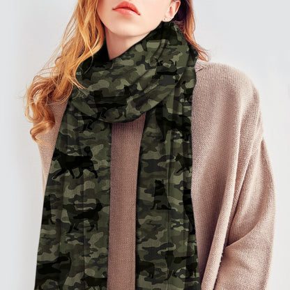 Alaskan Malamute Camo Schal V1