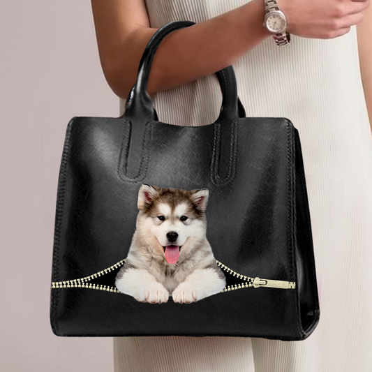 Alaskan Malamute Luxury Handbag V1