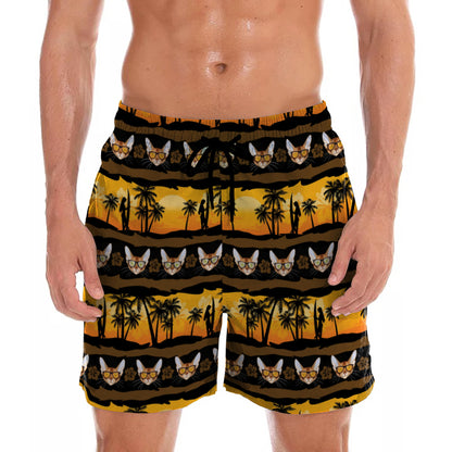 Aloha Hawaiian Abyssinian Cat Shorts V1