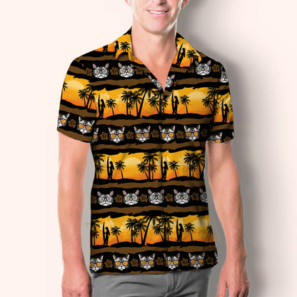 Aloha Hawaiian American Shorthair Cat Shirt V1