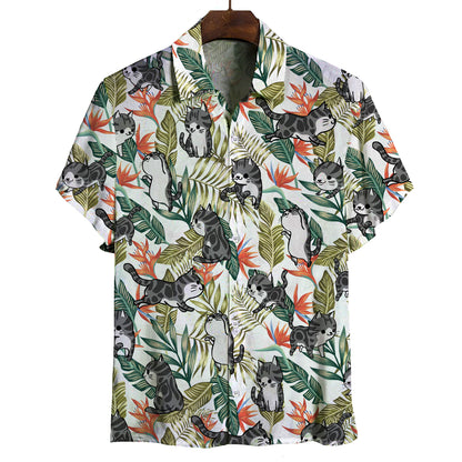 American Shorthair Cat - Hawaiian Shirt V2