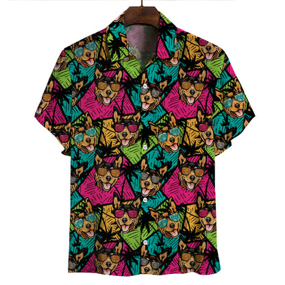 Aloha Hawaiian Australian Kelpie Shirt V2