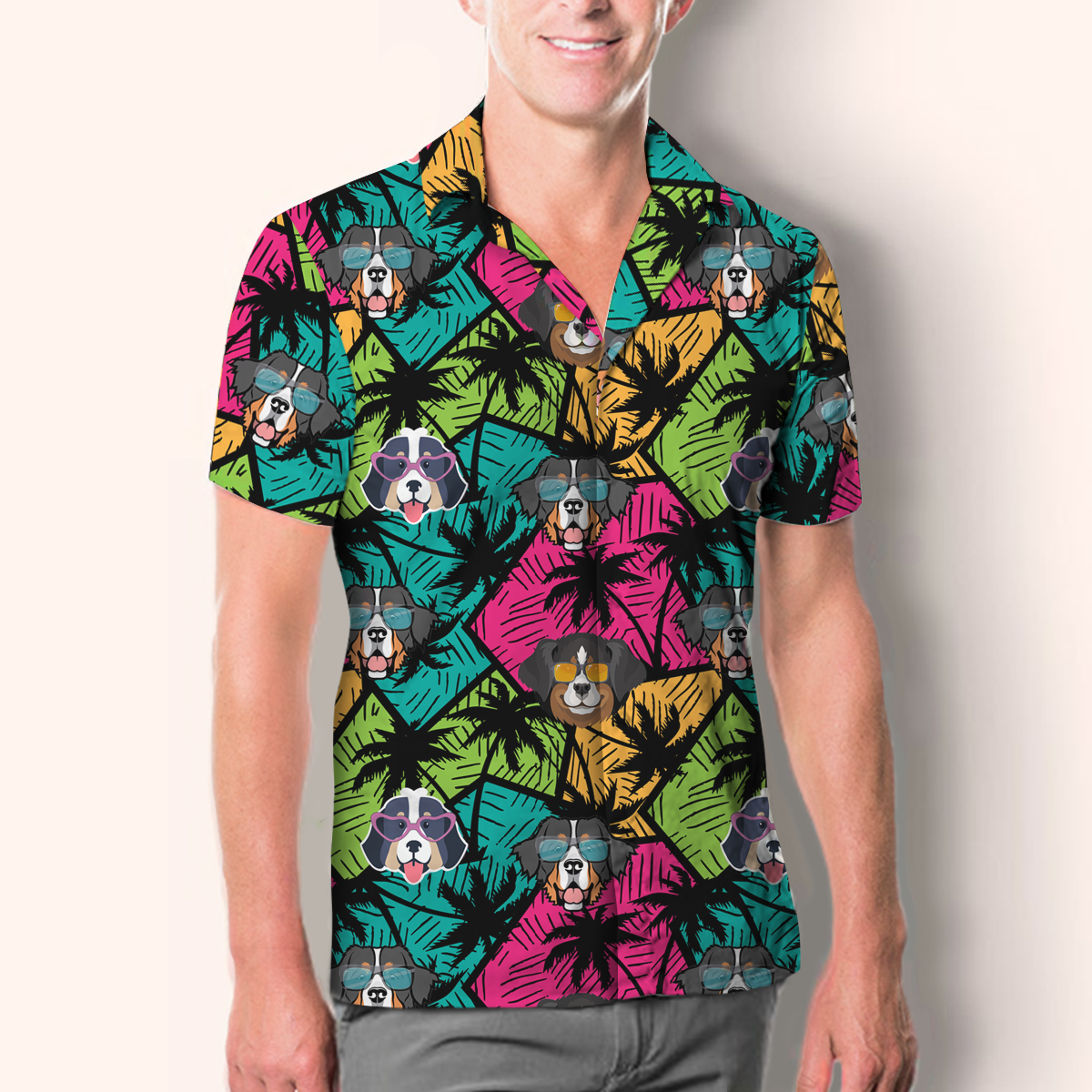 Chemise de montagne bernoise hawaïenne Aloha V3