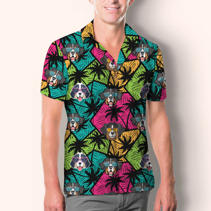 Aloha Hawaiian Bernese Mountain Shirt V3