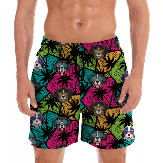 Bernese Mountain - Aloha Hawaiian Shorts V3