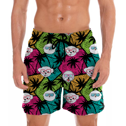 Bichon Frise – Aloha Hawaii-Shorts V1