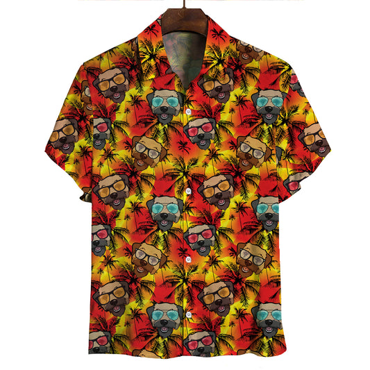 Aloha Hawaiian Border Terrier Shirt V2