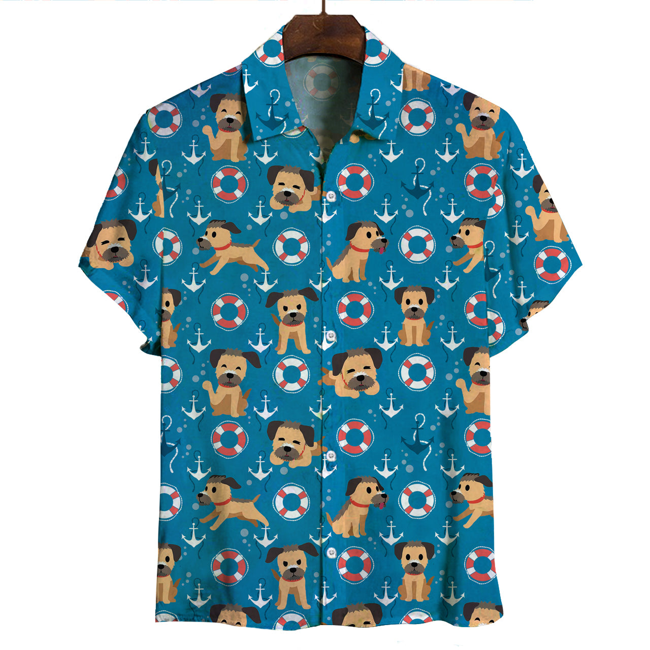 Border Terrier - Hawaiihemd V1
