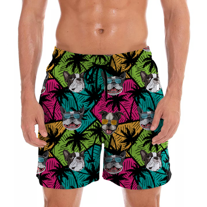 Boston Terrier - Aloha Hawaii-Shorts V1