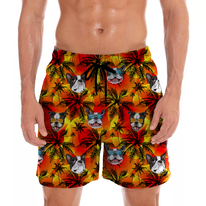 Boston Terrier - Aloha Hawaii-Shorts V2