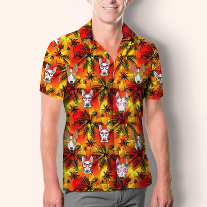 Chemise Aloha Hawaiian Bull Terrier V2