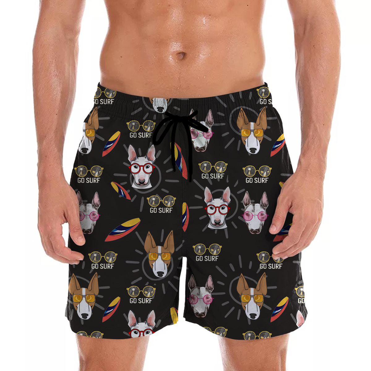 Bullterrier - Aloha Hawaii-Shorts V4