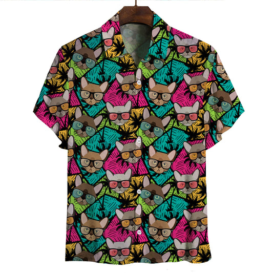 Aloha Hawaiian Burmese Cat Shirt V1
