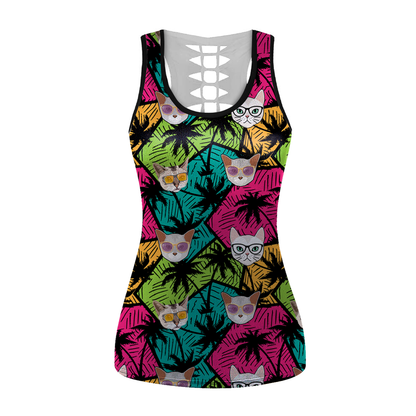 Aloha Hawaiian Burmilla Cat Tank Top V1