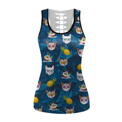 Aloha Hawaiian Burmilla Cat Tank Top V2