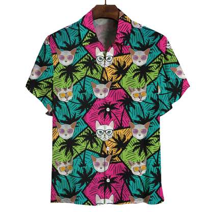 Chemise de chat Burmilla hawaïenne Aloha V1