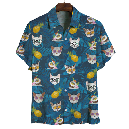 Chemise de chat Burmilla hawaïenne Aloha V2