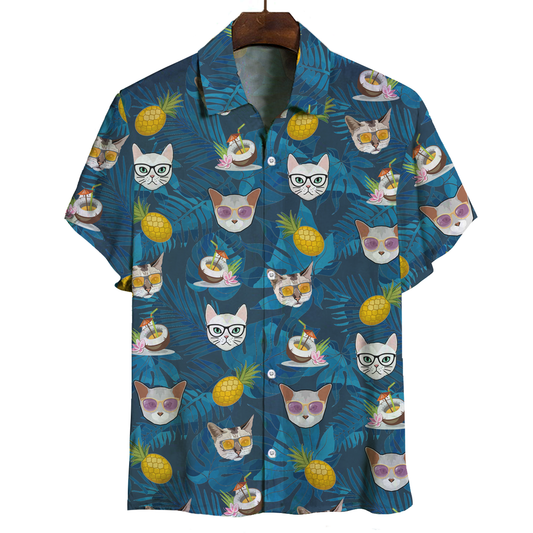 Aloha Hawaiian Burmilla Cat Shirt V2