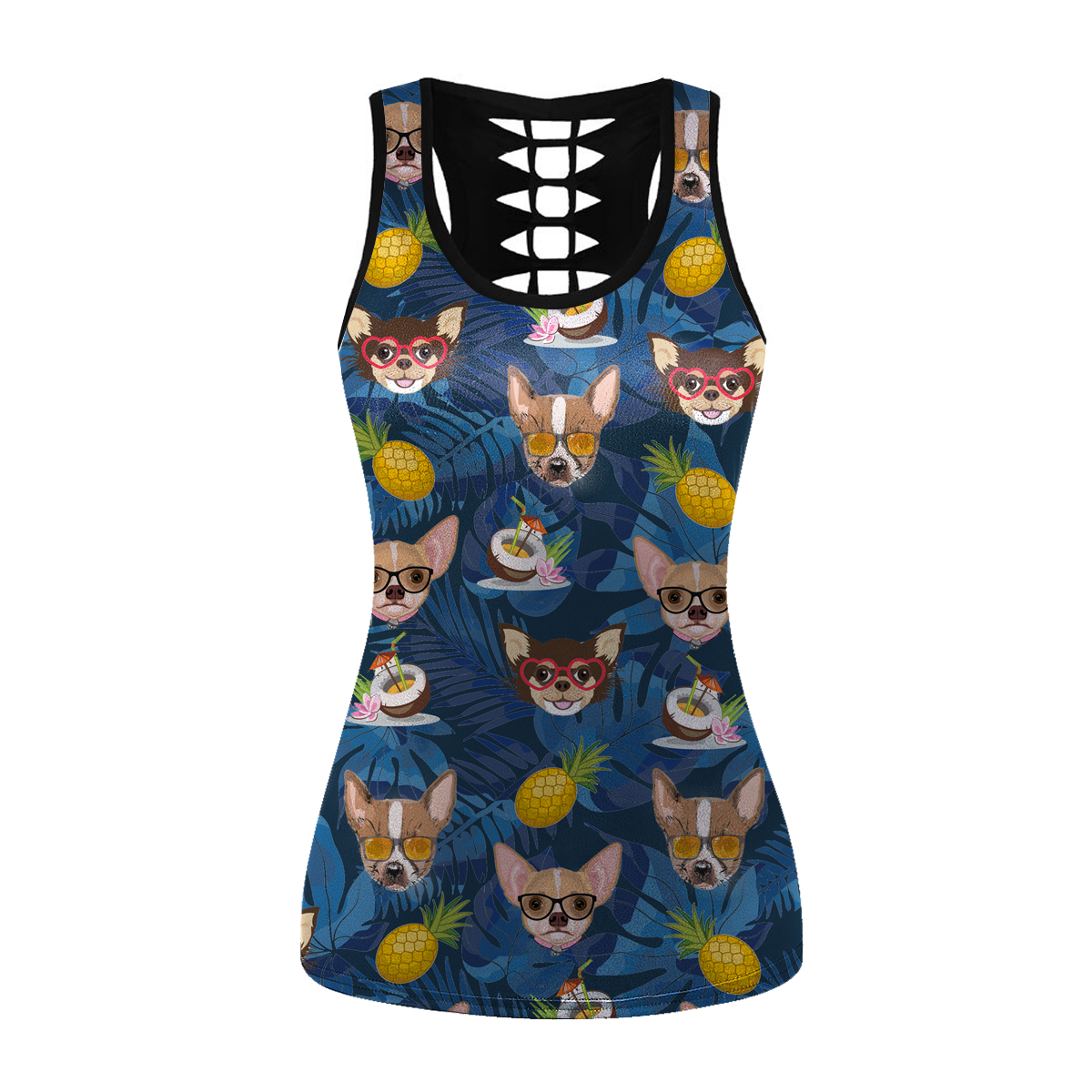 Aloha Hawaiian Chihuahua Tank Top V1