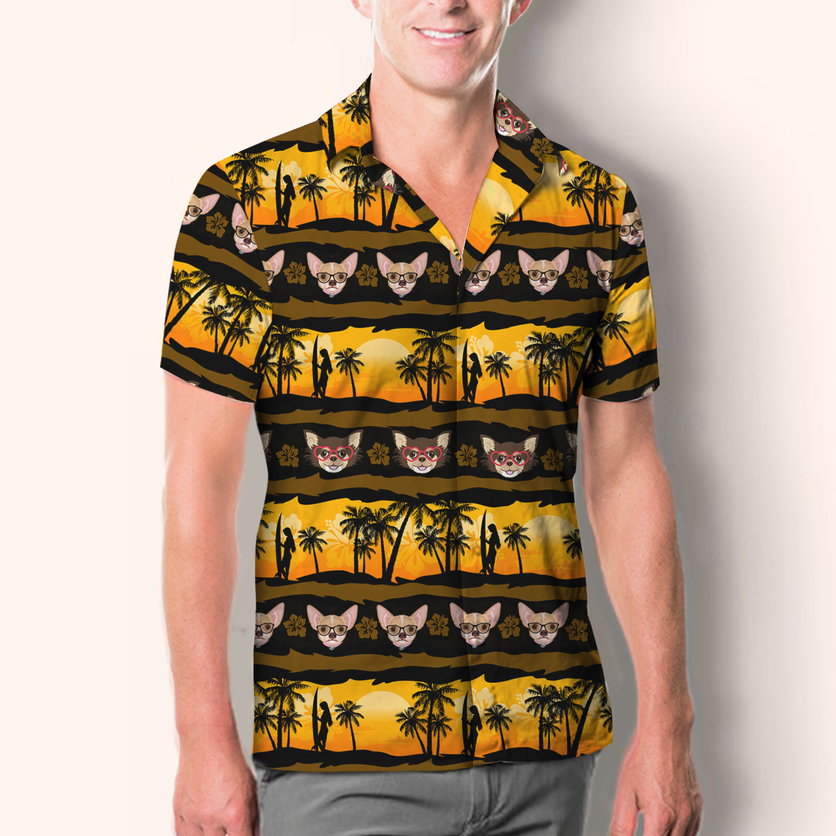 Aloha Hawaiian Chihuahua Shirt V3