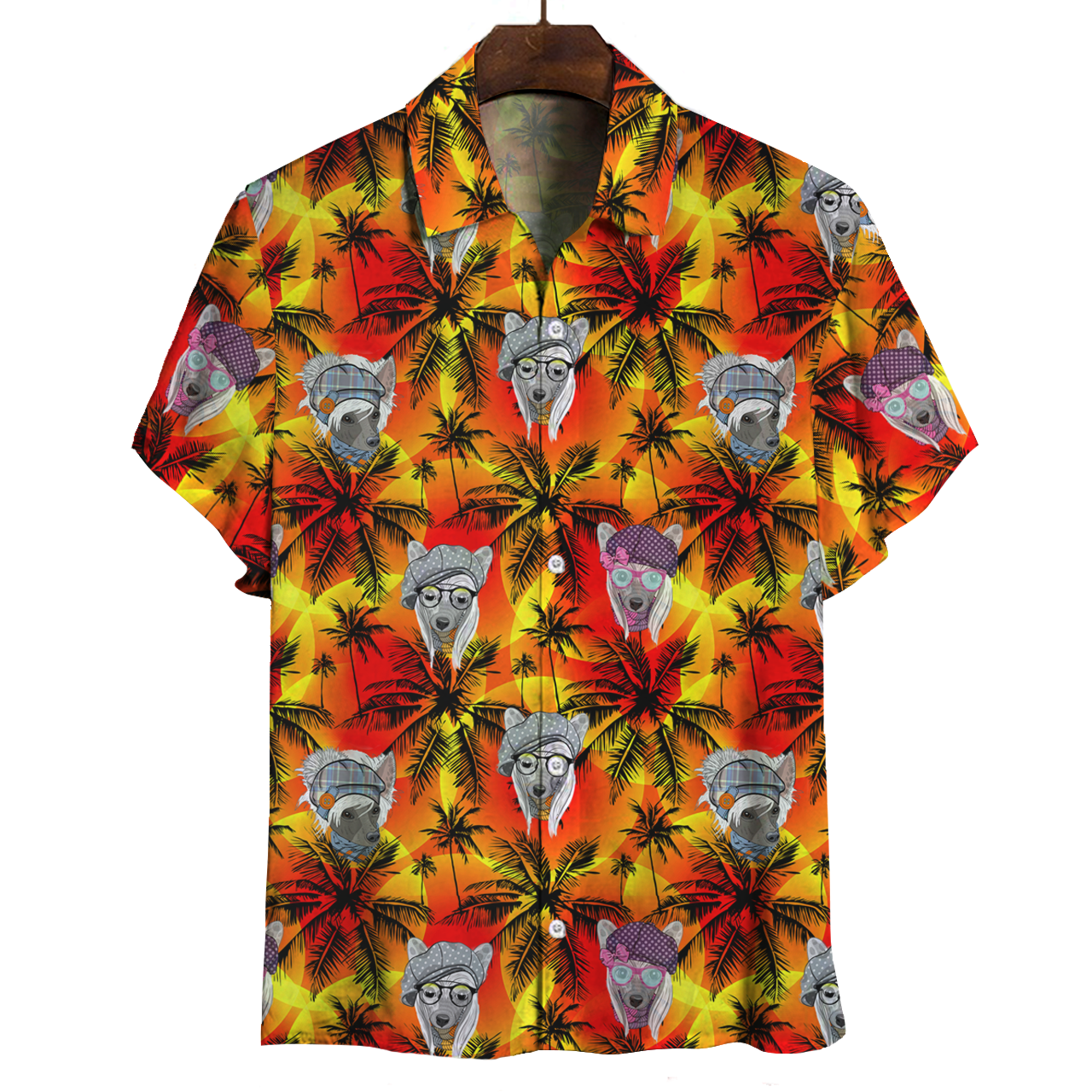 Aloha Hawaiianisches chinesisches Wappenhemd V2